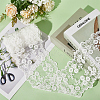 5 Yards Milk Fiber Embroidery Lace Trim Ribbon OCOR-GF0005-14B-7