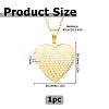304 Stainless Steel Heart Locket Pendant Necklaces for Photo NJEW-WH0020-97B-2