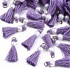 Polycotton(Polyester Cotton) Tassel Pendant Decorations FIND-T052-13H-1