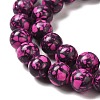 Synthetic Gemstone Dyed Beads Strands G-P507-03B-11-4
