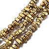Electroplate Non-magnetic Synthetic Hematite Beads Strands X-G-T061-102L-1