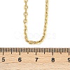 2.5MM Brass Cable Chain Necklaces NJEW-L356-04G-5
