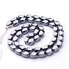 Non-Magnetic Synthetic Hematite Beads Strands G-E001-4-8x5mm-3