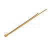 Brass Snake Chain Ear Nuts KK-G510-14G-2