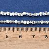 Electroplated Synthetic Non-Magnetic Hematite Beads Strands G-U003-14B-4