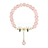 Glass Bead Charm Bracelets BJEW-YW00007-02-1