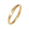 304 Stainless Steel Plain Band Rings RJEW-P151-01G-01-4
