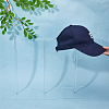 3 Sets 3 Styles Transparent Acrylic Hat Storage Rack ODIS-DC0001-04-6