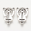 Tibetan Style Alloy Links X-TIBEP-S315-39AS-RS-1