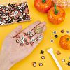 240Pcs 6 Style Halloween Handmade Polymer Clay Cabochons CLAY-AR0001-35-3