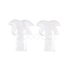 Natural Quartz Crystal Coconut Tree Pendants G-N342-02J-2
