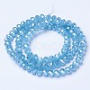 Electroplate Glass Beads Strands EGLA-A034-J3mm-A06-2