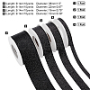 4 Rolls 4 Styles Sparkle Polyester Ribbons SRIB-PH0001-33-2