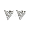 Non-Tarnish 304 Stainless Steel Stud Earring Findings STAS-L024-003P-02-1