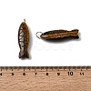 Natural Tiger Eye Carved Pendants G-G314-01G-02-3