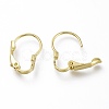 Brass Leverback Earring Findings X-KK-Z007-26G-2