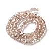 Electroplate Glass Bead Strands EGLA-J028-4x4mm-AB17-4