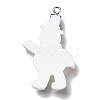 Opaque Resin Pendants RESI-D055-002P-3