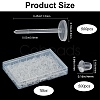 500Pcs Eco-Friendly Plastic Stud Earring Findings KY-SP0001-03B-2