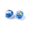 Handmade Gold & Silver Foil Glass Beads FOIL-Q003-01D-3