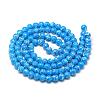 Drawbench Glass Beads Strands DGLA-S115-6mm-L11-2