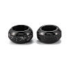 Frosted 201 Stainless Steel European Beads LS-STAS-B020-13EB-3