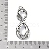 316 Surgical Stainless Steel Pendants STAS-E212-25C-AS-3
