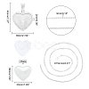 Alloy Rhinestone Pendant Necklaces NJEW-WH0008-01S-2