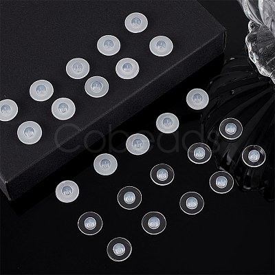 30Pcs Silicone Ear Nuts SIL-BBC0001-04B-1