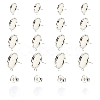 Unicraftale DIY Stud Earring Findings Making Kits DIY-UN0002-27S-1