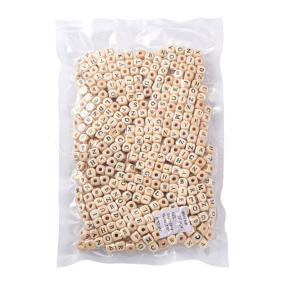 ddPrinted Natural Wood Beads WOOD-KS0001-12-1