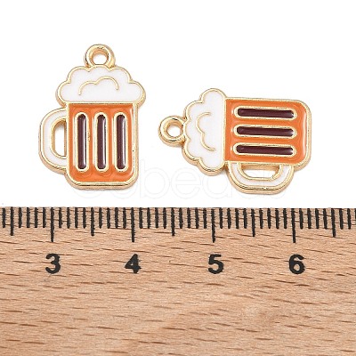 Alloy Enamel Pendants FIND-H020-01B-G-1