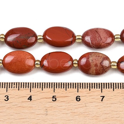 Natural Red Jasper Beads Strands G-H005-A18-02-1