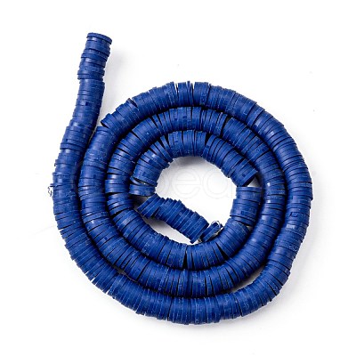 Handmade Polymer Clay Beads Strands CLAY-R089-6mm-Q053-1