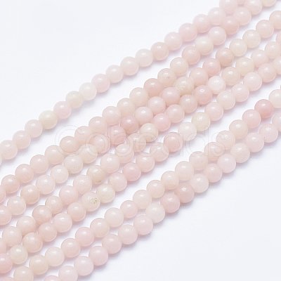 Natural Pink Opal Beads Strands G-E444-28-4mm-1