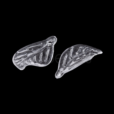 Transparent Acrylic Pendants TACR-G050-02B-1