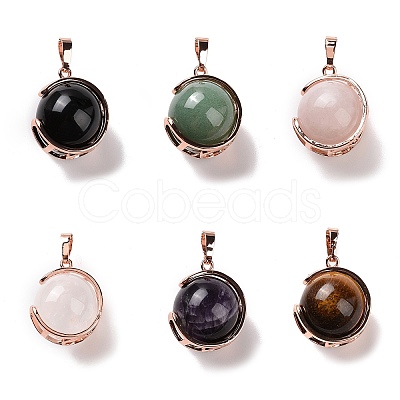 Natural Mixed Stone Pendants G-A212-01RG-1