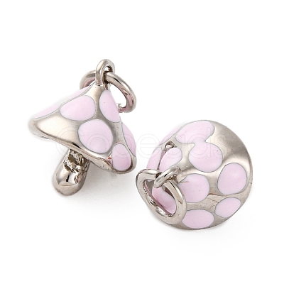 Brass Enamel Charms ZIRC-P067-04P-NR-1