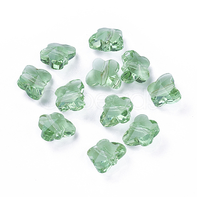 Transparent Glass Beads GLAA-P037-02B-27-1