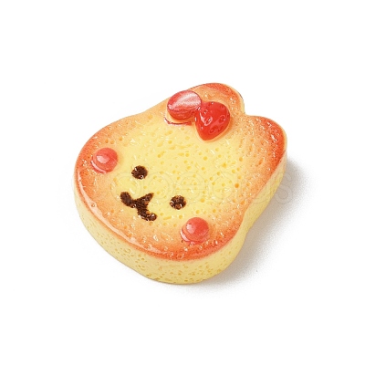 Cute Opaque Resin Cabochons RESI-G106-02C-1