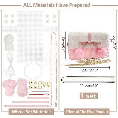DIY Shoulder Bag Making Kits DIY-WH0504-319B-1