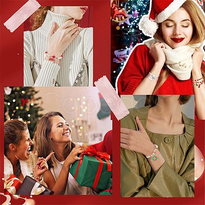 DIY Christmas Bracelet Making Kit BJEW-SC0001-07-1