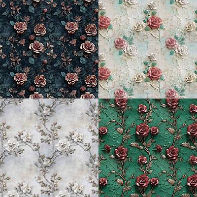 Scrapbook Paper Pads LS-DIY-H177-02J-1