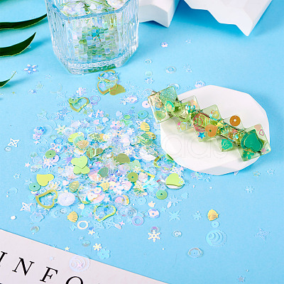 100G Plastic Sequins Beads PVC-TA0001-04E-1