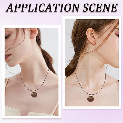 10Pcs Round Leather Cord Necklaces Making MAK-CL0001-07-1