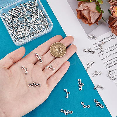 80Pcs 4 Styles Alloy Chandelier Component Links FIND-PH0022-78AS-1