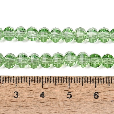 Transparent Glass Beads Strands GLAA-G125-01A-04-1