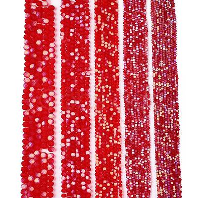 Transparent Glass Beads Strands EGLA-A044-T3mm-MB01-1