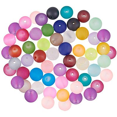 24colors Transparent Glass Beads GLAA-PH0006-01-10mm-1