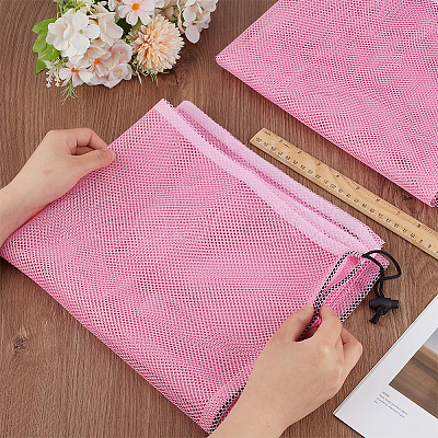 2Pcs Polyester Drawstring Clothing Storage Bags ABAG-GF0001-49D-1